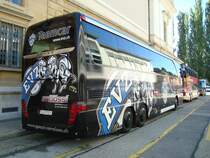 Setra 416 HDH G�ssi Reisen Horw (Mannschaftsbus EV Zug -Eishockey-), Neuch�tel 16.09.2011