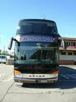 Setra 431 DT Hesscar (EDITION-Ausfhrung mit verschobenen Sitzen im Oberdeck), Twann (Bielersee) 14.09.2011