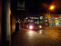 MAN Lions City bei Nacht in Heidelberg Betriebshof am 17.09.11