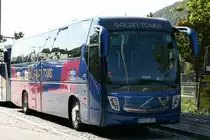 Tata Hispano Divo Volvo  Galan Tours , spanischer Bushersteller, Heidelberg 03.09.2011