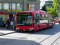 Bern mobil - Mercedes Citaro Nr.863  BE 671863 unterwegs auf der Linie 10in Bern am 09.09.2011