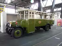 Bern mobil - Oldtimer Saurer 4T Nr.5 ausgestellt im neuen Tram Depot Bolligenstrasse am 11.09.2011