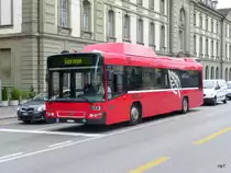 Bern mobil - Volvo 7700  Nr.123  BE  624123 unterwes auf Dienstfahrt in die Garage am 09.09.2011