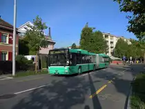MAN Bus mit der Betriebsnummer 786 auf der Linie 50 fhrt Richtung Kannenfeldplatz in Basel. Die Aufnahme stammt vom 22.09.2011.
