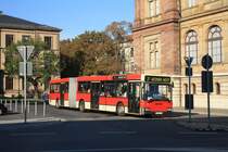 Wagen 101 der Stadtwirtschaft Weimar am Rathenauplatz in Weimar am 28.09.2011