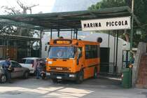 Die Endhaltestelle in Marina Piccola; 20.01.2008