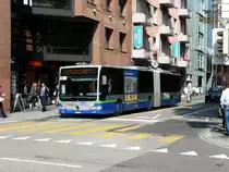 TPL - Mercedes Citaro Nr.414  TI 141736 unterwegs in der Stadt Lugano am 30.09.2011