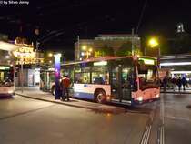 vbl Nr. 69 (Mercedes Citaro O530) am 9.10.2011 beim Bhf. Luzern, auf der Linie 4, die aufgrund einer Baustelle auf Autobus umgestellt war. 