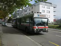 NAW-Hess Nr. 242 als Olma Parkplatzshuttle bei den Olma-Hallen, 21.10.2011.

