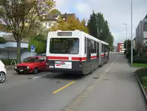 NAW-Hess Nr. 242 als Olma Parkplatzshuttle bei den Olma-Hallen, 21.10.2011.

