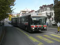 NAW-Hess Nr. 235 als Olma Parkplatzshuttle bei den Olma-Hallen, 21.10.2011.