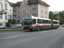 NAW-Hess Nr. 242 als Olma Parkplatzshuttle bei den Olma-Hallen, 21.10.2011.