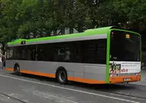 Solaris der �stra, am 04.10.2011 an der Haltestelle Hauptbahnhof in Hannover.