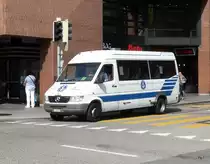 TPL - Mercedes TI 233777 unterwegs in der Stadt Lugano am 30.09.2011