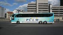 Mercedes O 580 von  Pl�m , am 20.10.2011 am ZOB/Hannover.