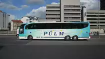 Mercedes O 580 von  Pl�m , am 20.10.2011 am ZOB/Hannover.