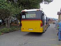 POSTAUTO-Setra NR.154 in Bauma,Bahnhof am 15.10.11