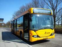 Hier ein DAB/Scania Bus auf der Linie 133 am Bahnhof Avedre (18-04-2011)