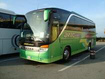 Setra 411 HD BREG-Viaggi, Autobahnrastplatz Rose de la Broye 27.10.2011