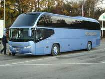 Neoplan Cityliner, Strickler Reisen, Autobahnrastplatz Grauholz Bern 29.10.2011 
