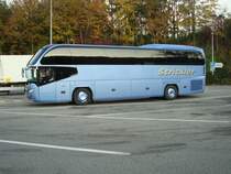 Neoplan Cityliner, Strickler Reisen, Autobahnrastplatz Grauholz Bern 29.10.2011

