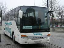 Setra Reisebus aus Zagreb im Dortmunder Busbahnhof.(29.01.2008)