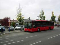 Ka-SB 180 des S�dwestbus wartet am 02.11.2011 zur Mittagszeit am franz�sichen Bahnhof Wissembourg auf seine Abfahrt als Linie 540 nach Landau Hbf.