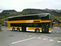 PostAuto Region Ostschweiz: Neoplan N 4426 SG 273'224, mit Wappen  Wildhaus , am 25. Oktober 2011 bei der Post 9657 Unterwasser (SG)