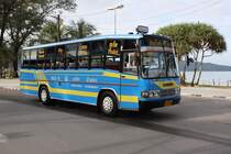 Mercedes-Bus mit der Nr. 1814-5 der Linie Phuket-Patong am 04.Nov. 2011 in der Taweewong Road von Patong. 

