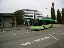 BAD-ME 85 der BBL hat am 04.11.2011 seine Fahrt nach Gaggenau beendet und wird nachdem er gewendet hat seine Fahrt als Linie 214 nach B�hl fortsetzen.