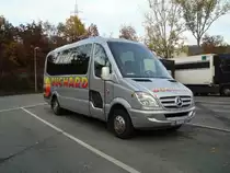 Mercedes-Benz Sprinter Buchard Voyages, Autobahnrastplatz Grauholz Bern 05.11.2011