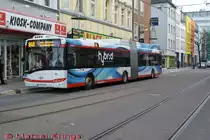 Der erste Hybrid der Neusser Stadtwerke am Hauptbahnhof. 2010