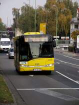 Solaris Urbino 8,9 als Vilbus am 01.11.11 in Bad Vilbel auf der Linie 63 