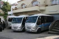 Fr den Touristenverkehr dienen auf Capri Mercedes Vario 815 Busse; 27.01.2008