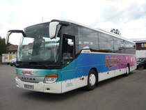 Setra S 415 GT der Fa. Klingel-Reisen in Merklingen auf dem Betriebshof.