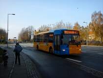Ein Volvo B10 2003, auf der linie 500S am H�rsholm Postamt