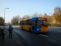 Ein Volvo B10 2003, auf der linie 500S am H�rsholm Postamt