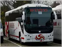 Sch�ner Volvo B12M stand auch am 12.11.2011 in Oostende.