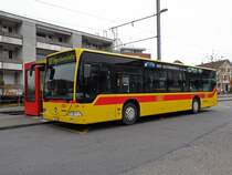 Mercedes Citaro mit der Betriebsnummer 36 auf der Linie 37 an der Endstation in Bottmingen. Die Aufnahme stammt vom 15.11.2011.