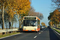 MAN Stadtbus auf einer Herbststrasse bei Euskirchen - 31.10.2011