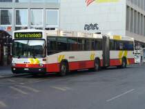 RVBW - MAN Gelenkbus Nr.124 AG 15008 bei der Haltestelle Schlossbergplatz in Baden am 29.12.2007