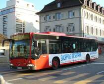 Stadt Konstanz - Mercedes Citaro Nr.62 KN C 1162 unterwegs in Kreuzlingen am 15.12.2007