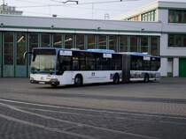 Mercedes Benz Citaro G (C1) am 18.11.11 auf den Betriebshof in Heidelberg durch den Zaun fotografiert 