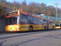 KO-RY 319, ein MAN NG 312 ist ein Fahrzeug der KEVAG-Koblenz. (Koblenz/17.November 2011)