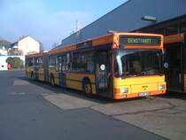 KO-RY 318, ein MAN NG 312 ist eines der �lteren Fahrzeuge im Fuhrpark des KEVAG-Koblenz. (Koblenz/17.November 2011)