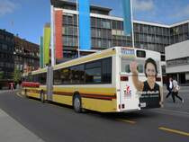 MAN Bus mit der Betriebsnummer 70 auf der Linie 5 am Bahnhof in Thun. Die Aufnahme stammt vom 12.10.2011.