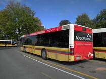MAN Bus mit der Betriebsnummer 98 beim Abstellplatz beim Bahnhof in Thun. Die Aufnahme stammt vom 12.10.2011.