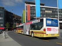Mercedes Citaro mit der Betriebsnummer 108 auf der Linie 5 am Bahnhof Thun. Die Aufnahme stammt vom 12.10.2011.