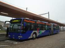 VZO Gr�ningen - Nr. 21/ZH 167'321 - Mercedes Citaro am 24. November 2011 beim Bahnhof Wetzikon