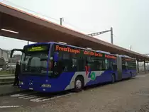 VZO Gr�ningen - Nr. 21/ZH 167'321 - Mercedes Citaro am 24. November 2011 beim Bahnhof Wetzikon